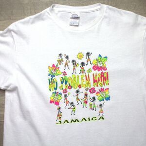 Smile Mon No Problem Jamaica T-Shirt Size M
